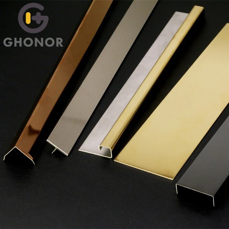 tile edging profile for floor decoration